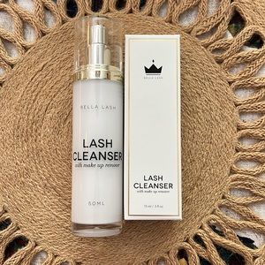Two Bella Lash cleansers *NEW* with opened spray bottle used 1x.